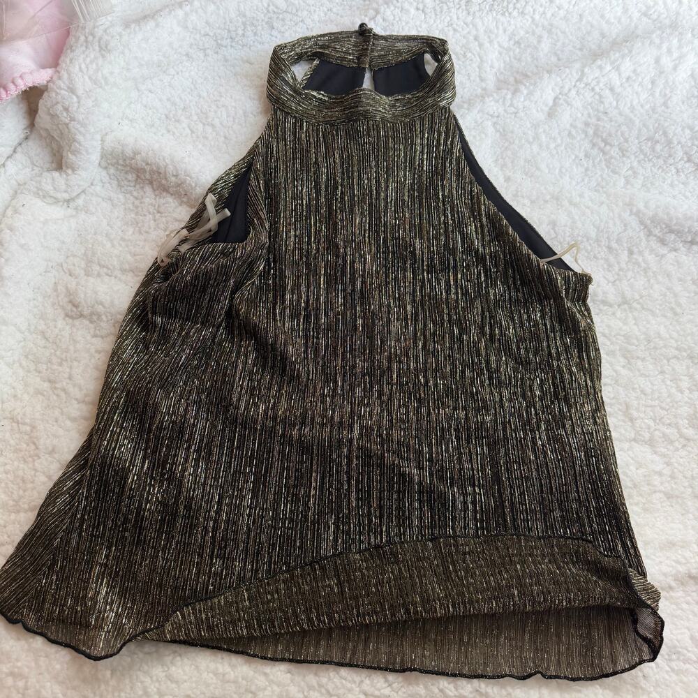 Olive Tree Halter Top L